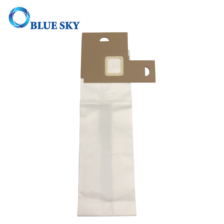 适用于 Eureka 型 LS Sanitaire 真空吸尘器的白色纸质集尘袋零件号 61820A