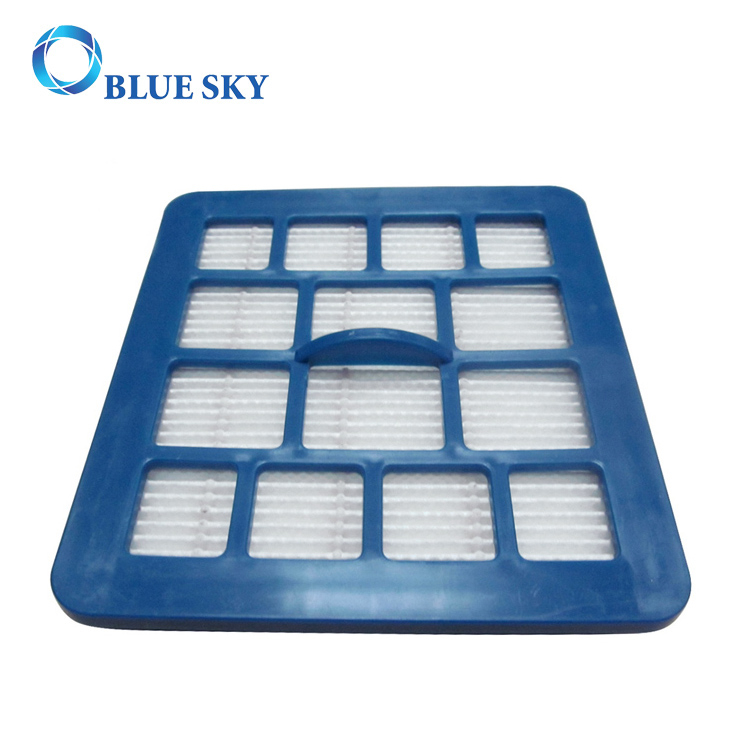 真空吸尘器蓝色ABS框架方形过滤器更换
